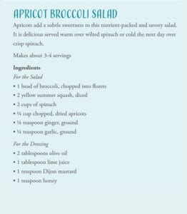 apricot broccli recipe