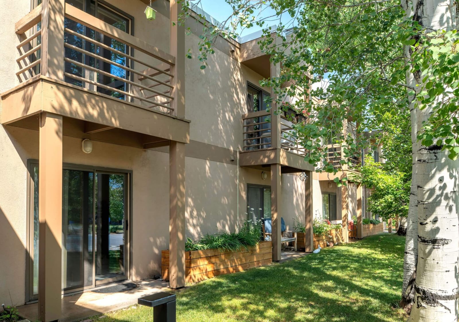 exterior of the Whitcomb Terrace retirement community and senior living facility